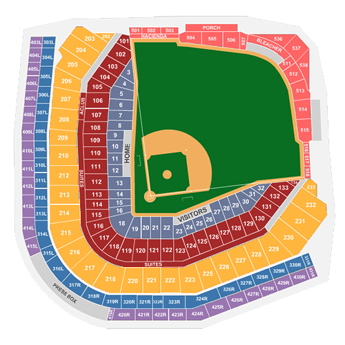 Chicago Cubs Seating Chart With Seat Numbers